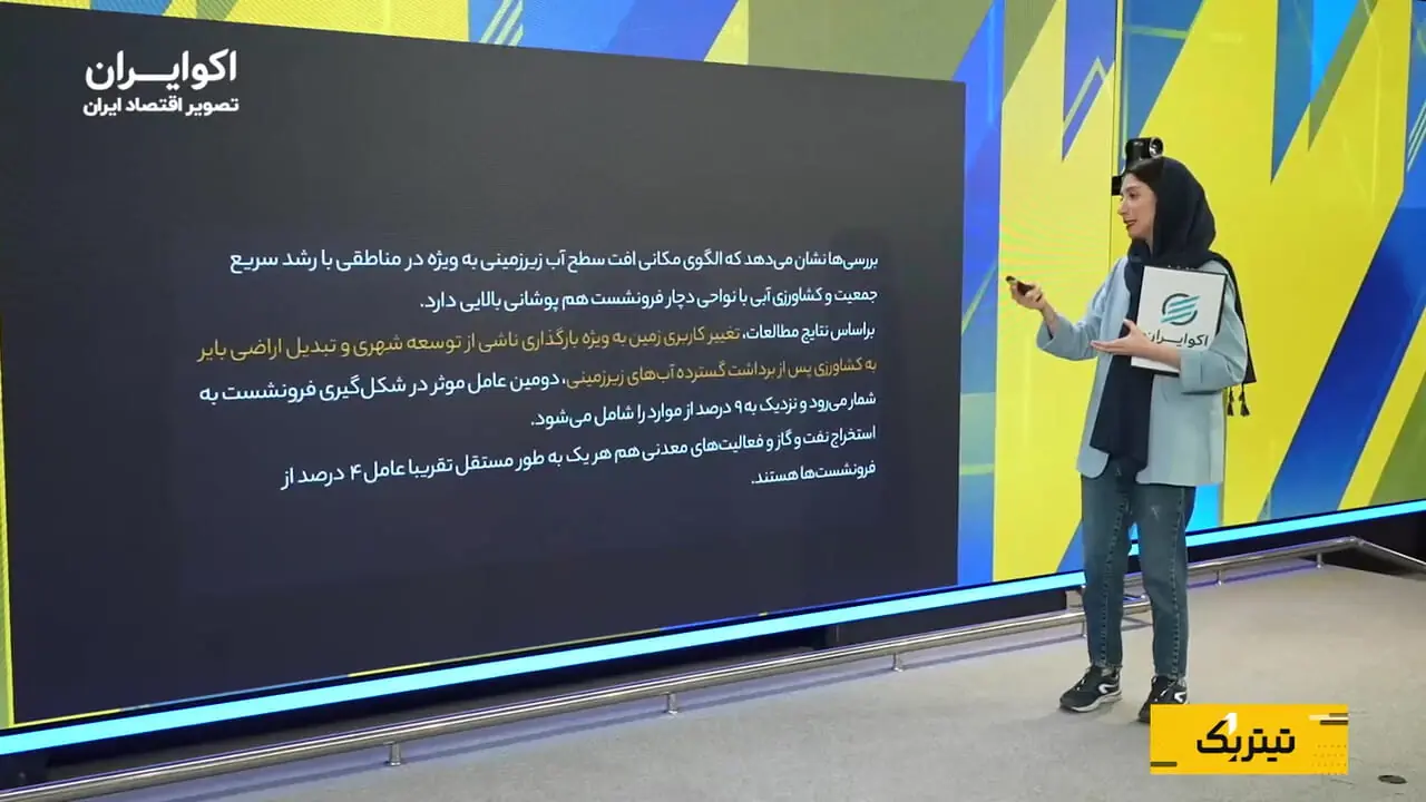 هشدار جدید درباره فرونشست زمین در ۱۶ مرکز استان